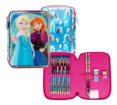CAN 1/P FROZEN + SET ESCOLAR