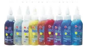 PLASTICOLA COLOR CON GLITER