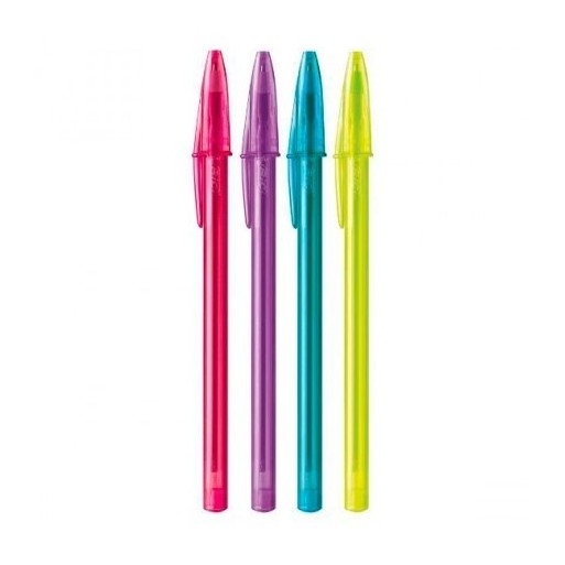 BOLIG BIC T/F TRANSP COL SURTIDA                      