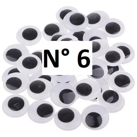 OJITOS MOVILES Nº 6 C/U