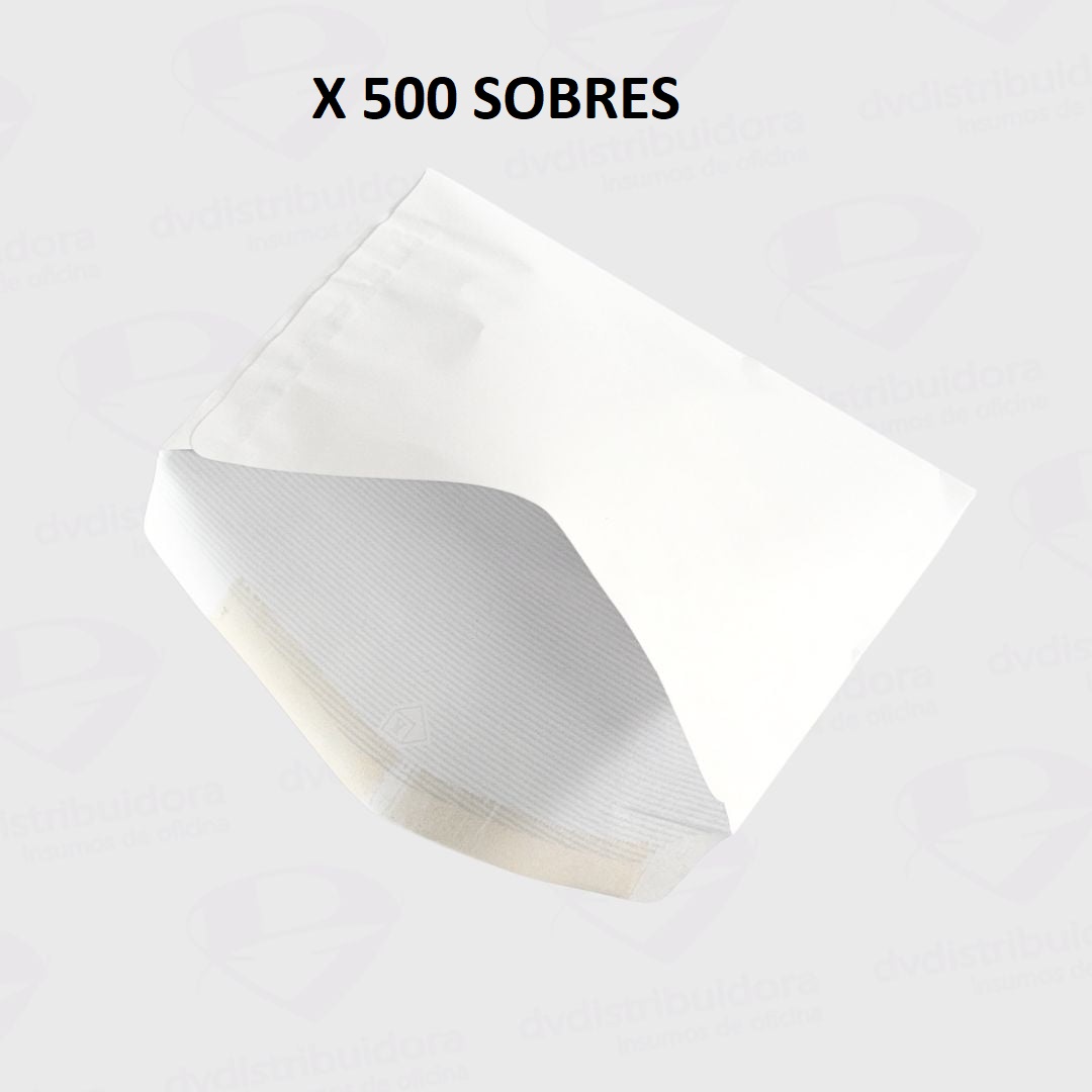 CAJA SOBRES COMUNES X 500 BCO                       