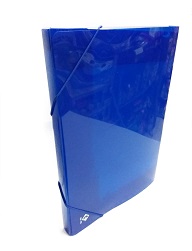CAJA PLASTICA OF 2,5CM THE-PEL AZUL