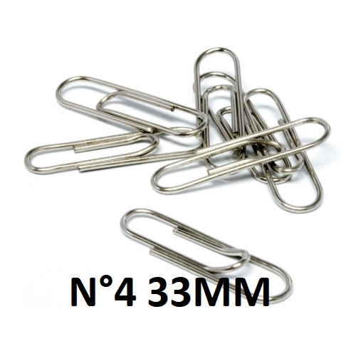 CLIP OLAMI MET  N°4 33MM
