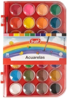 ACUARELAS X 28 TRABI 