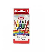 CRAYON TRABI X 6 FINO LARGO CERA 