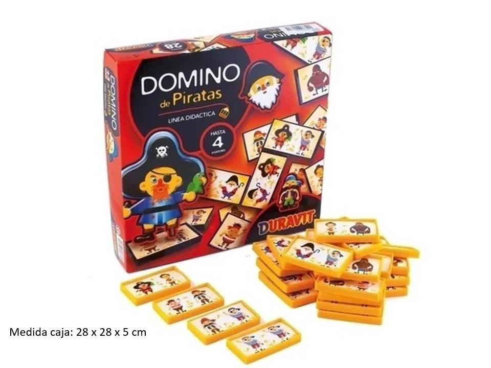 DURAV DOMINO 28PZAS PIRAT EN CJA 034                  