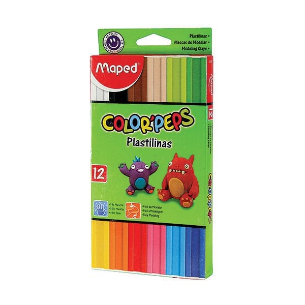 PLASTILINA X 12 MAPED