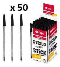 BOLIG FILGO X 50 T/G NEG TRANSP