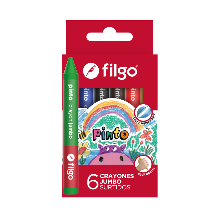 CRAYON FILGO PINTO X 6 FINO CORTO