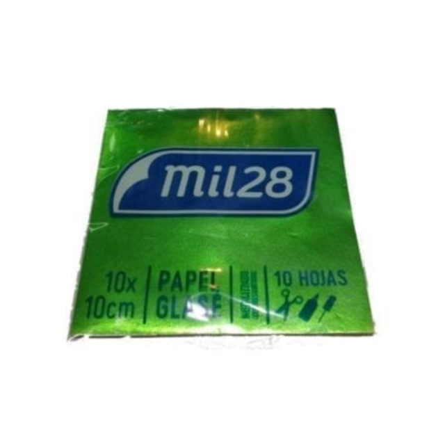 PAPEL GLASE METALIZADO BRILOSO                                   