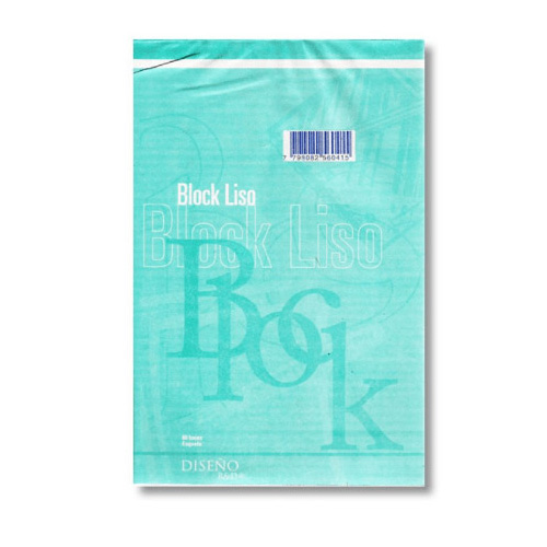 BLOCK ESQUELA X 80 LISO DISEÑO