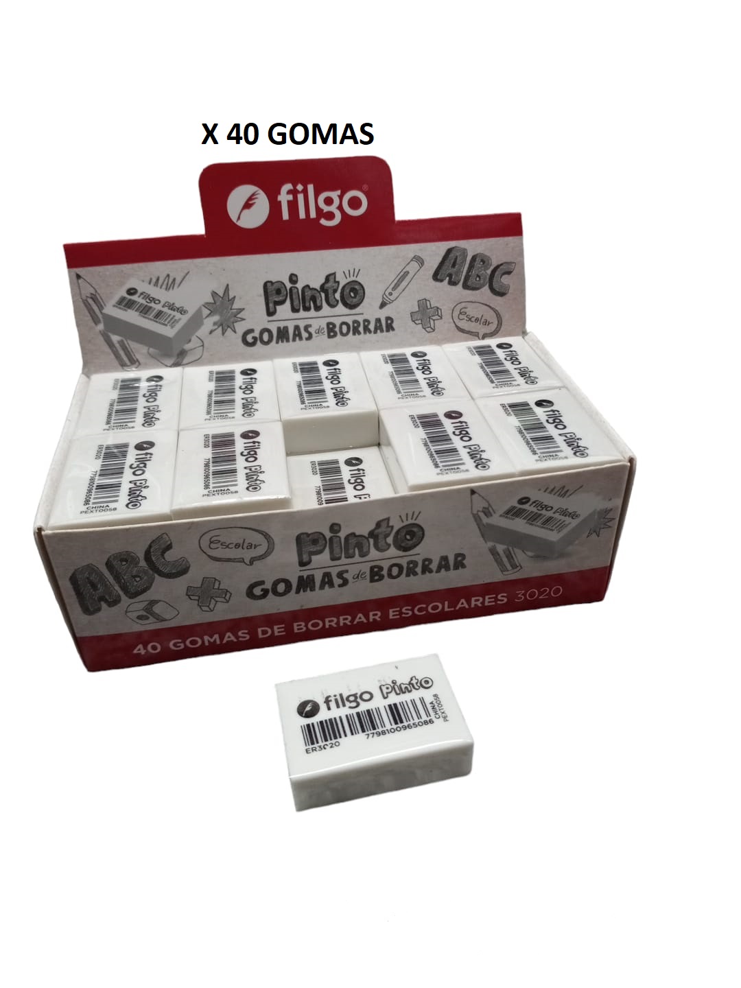 GOMAS CJA FILGO X 40 BCA                     