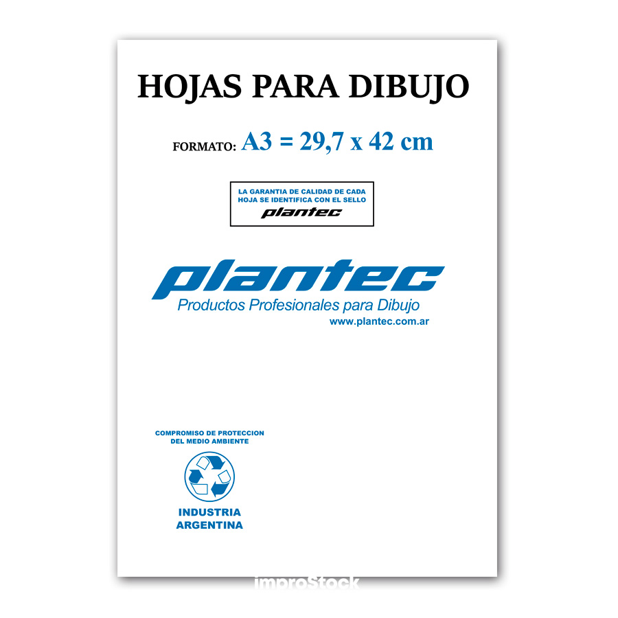 HOJAS PLANTEC A3 X 10                                  