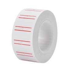 ROLLO P/MAQ ETIQ RAY BCO C/ROJO C/U                          