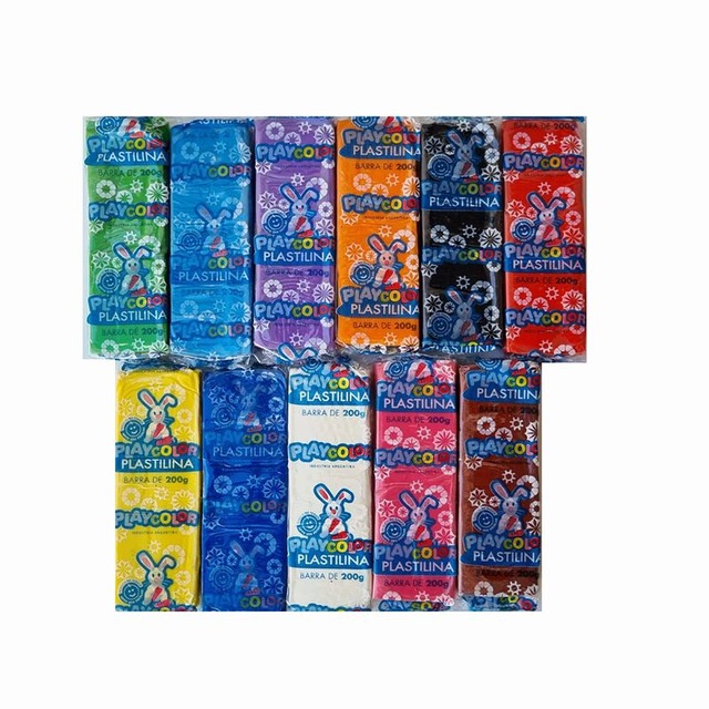PLASTILINA X 200 G PLAYCOLOR                         