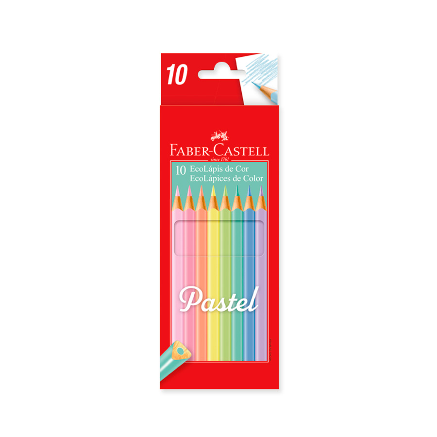 LAP FABER x 10 L COL PASTEL                                  