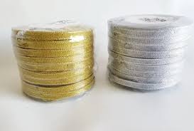 CINTA LUREX ROLLO X 20 MTS DOR/PLATA