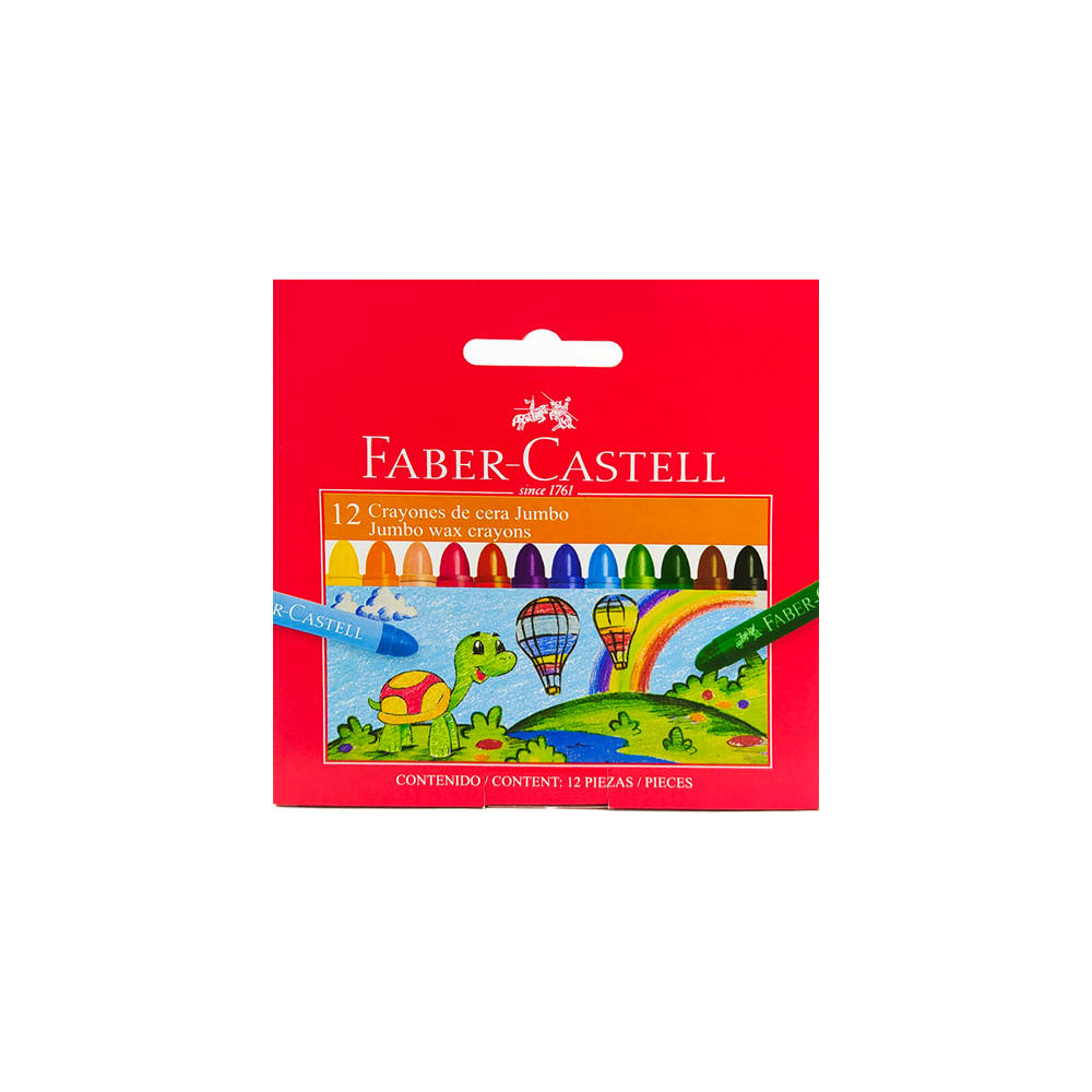 CRAYON FABER X 12 GSO JUMBO                       